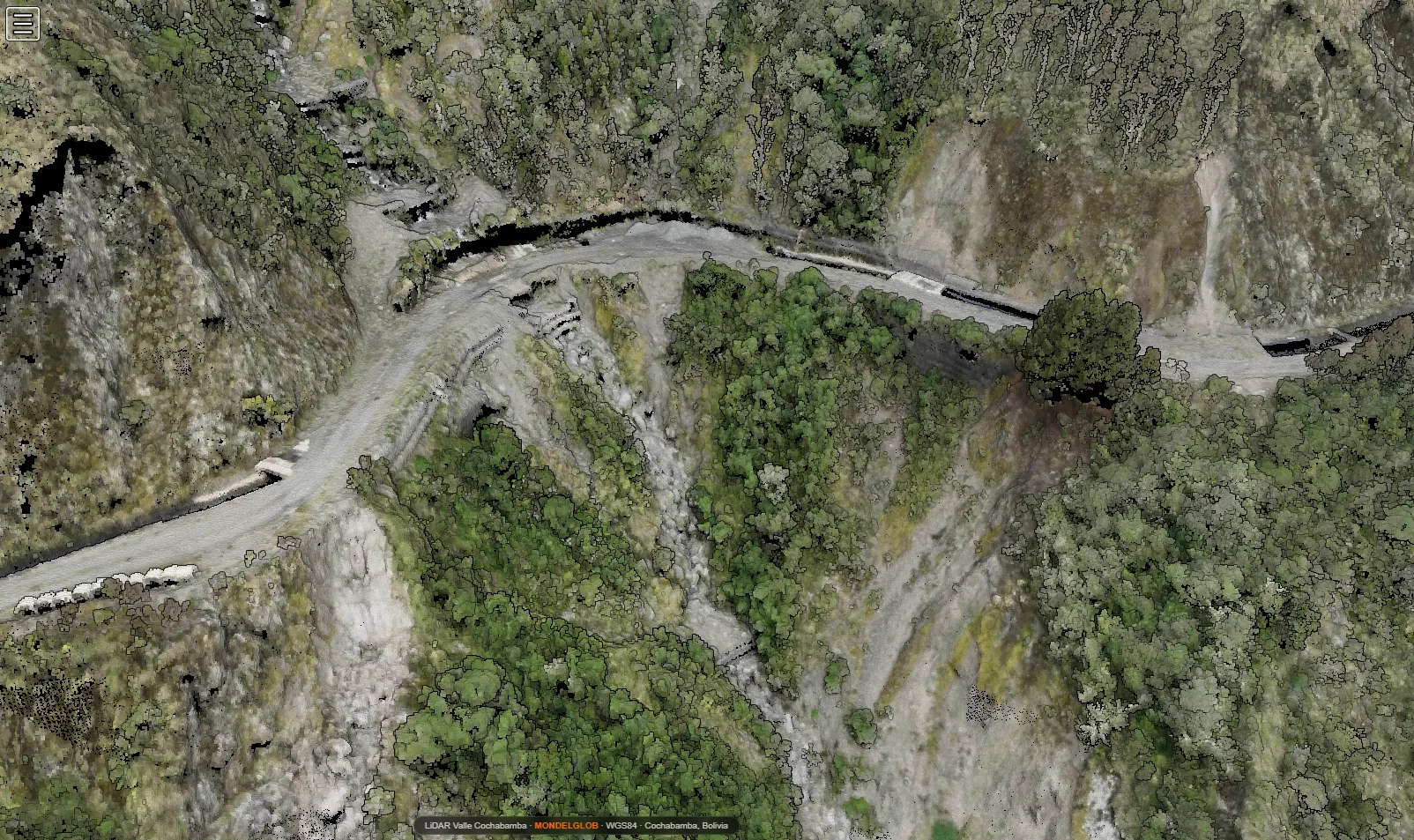 LiDAR Valle Cochabamba